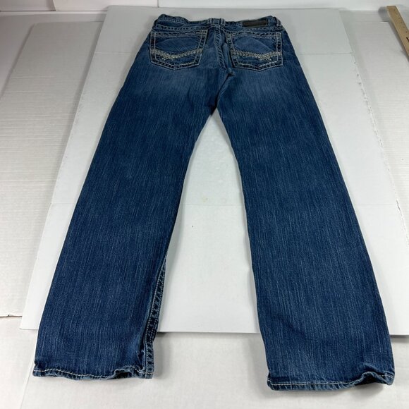 BKE Jeans Men's 30 x 30* Jake Straight Leg Blue Faded Stretch Denim Tag 30 R - Picture 10 of 16